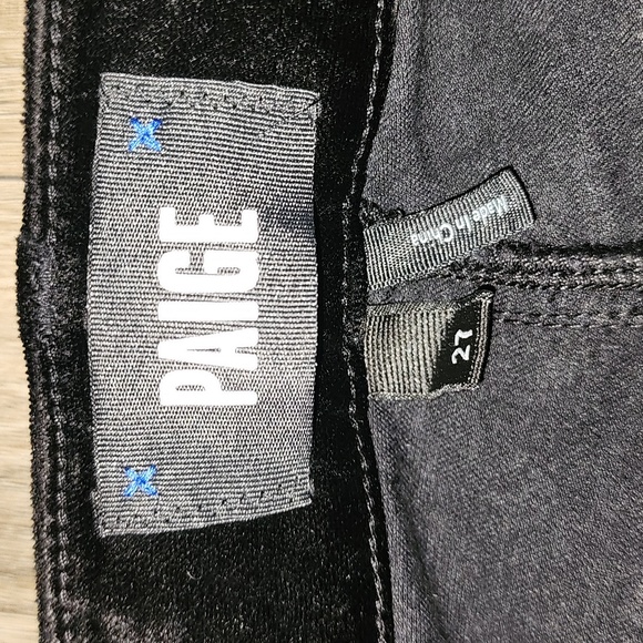 Paige Manhattan bootcut over dyed velvet pants size 27 - Picture 2 of 5